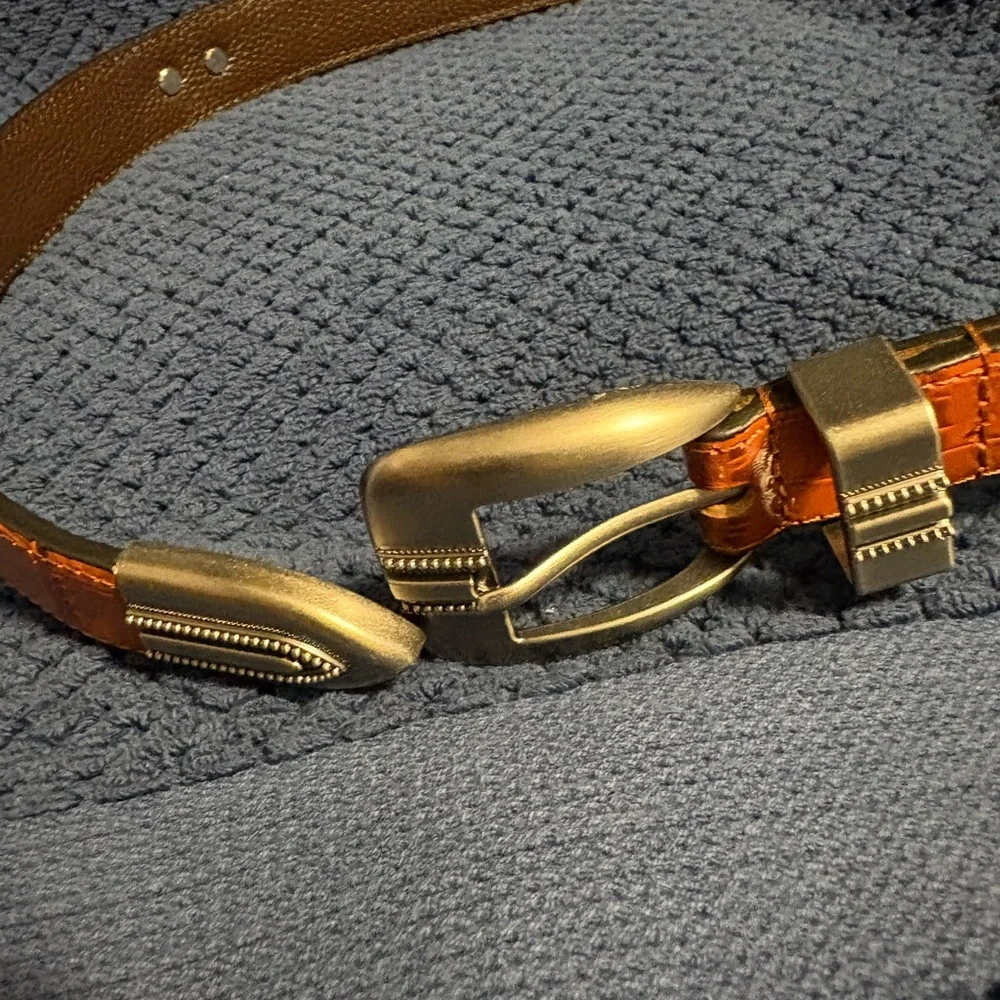 Mens University of Oklahoma‎ leather belt